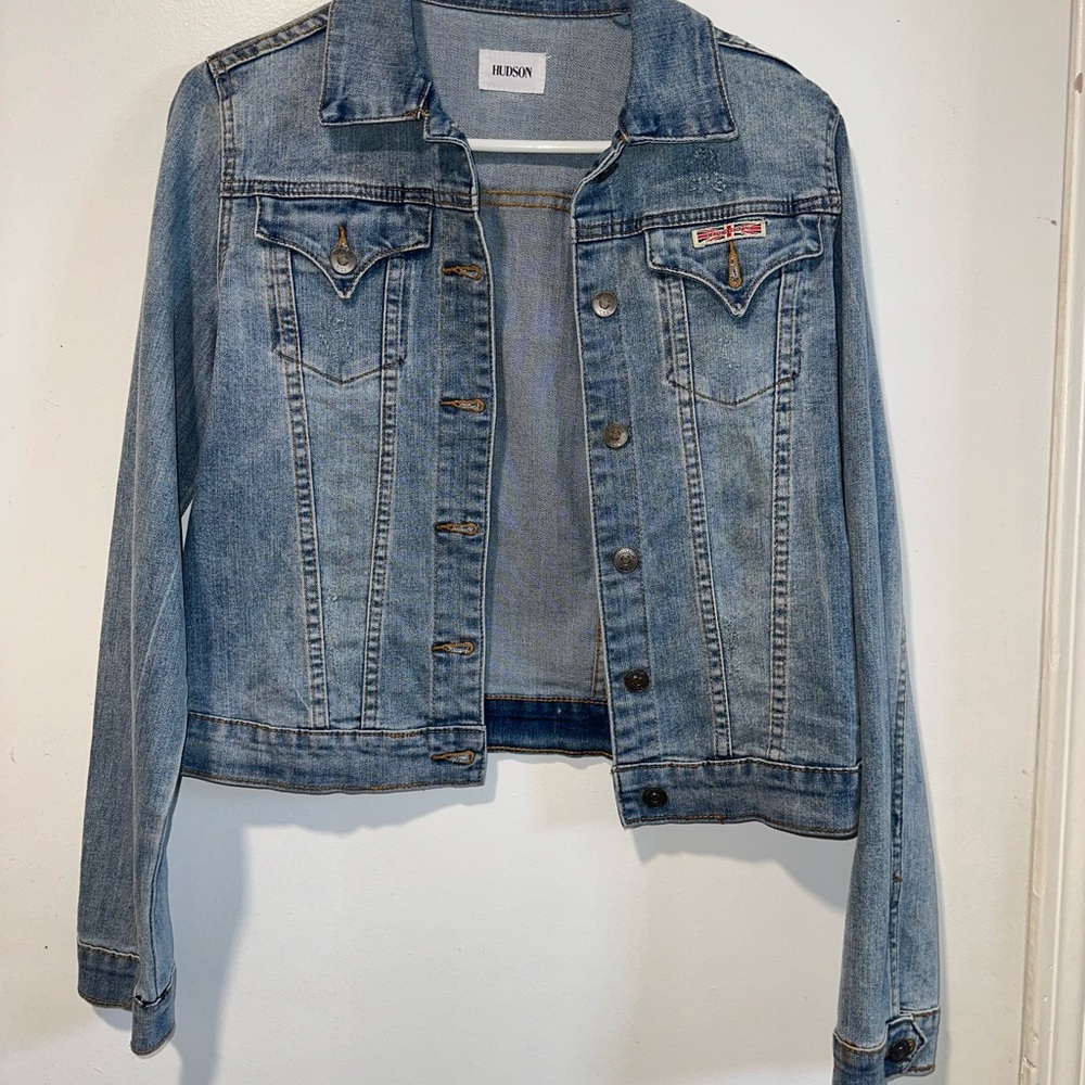 Hudson Jeans Blue Jean Jacket Classic Denim Style